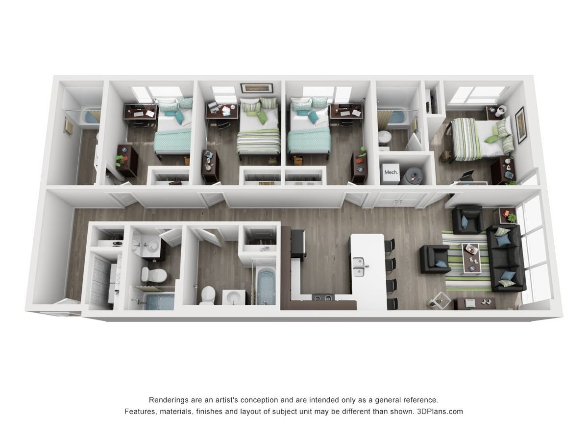 55 E Green_4 Bed A