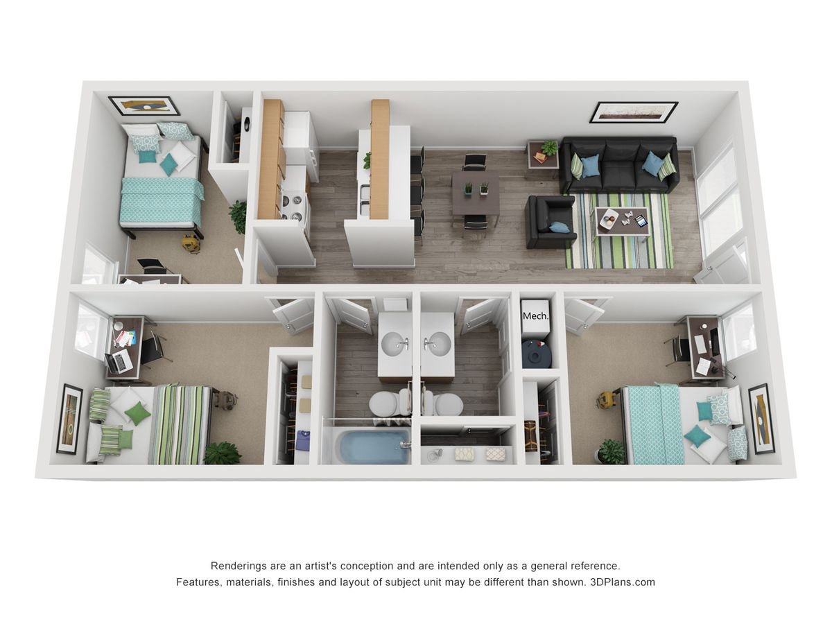 1009 S First St_3 Bed_A