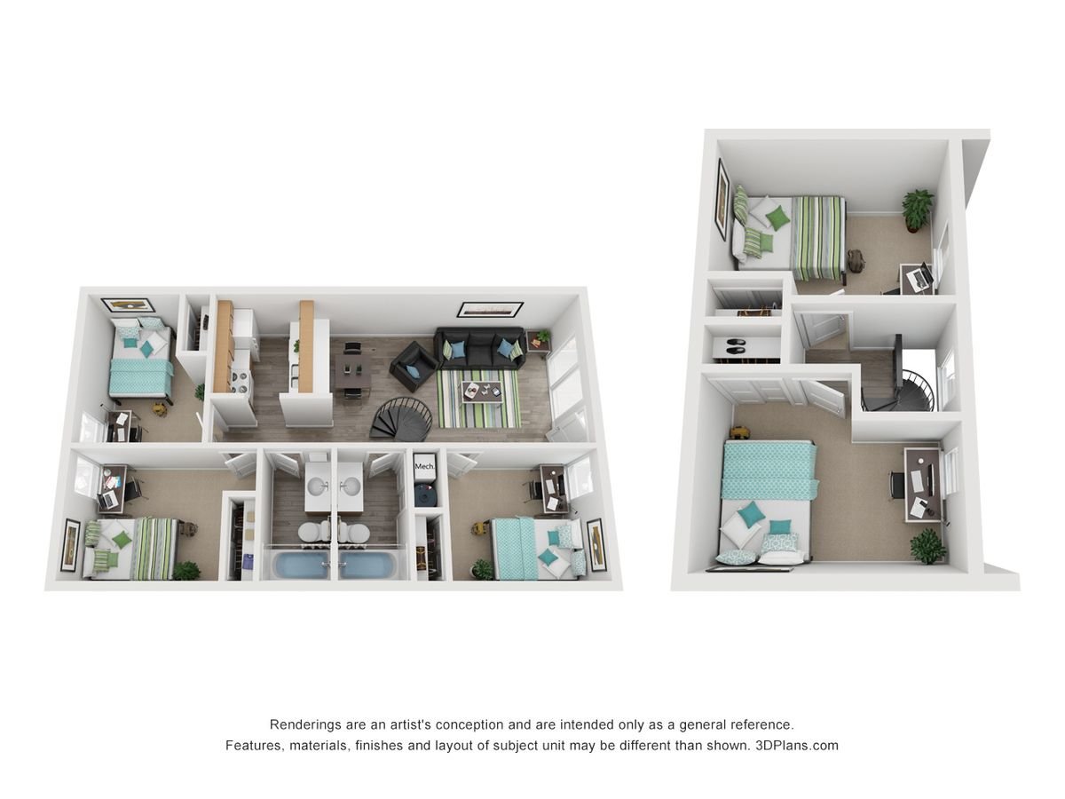 1009 S First St_3 Bed_B Combined