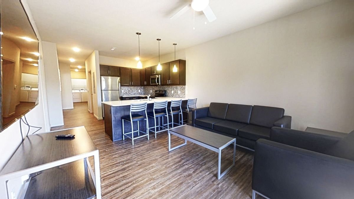Living Room to Kitchen