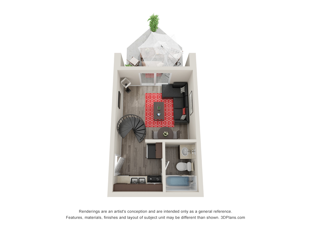 Europa House_Studio_Loft_TH_1FL