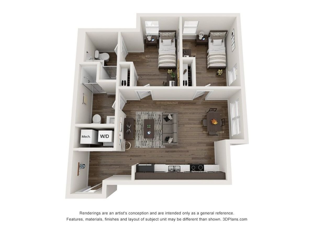 103J 2 bed 2 bath