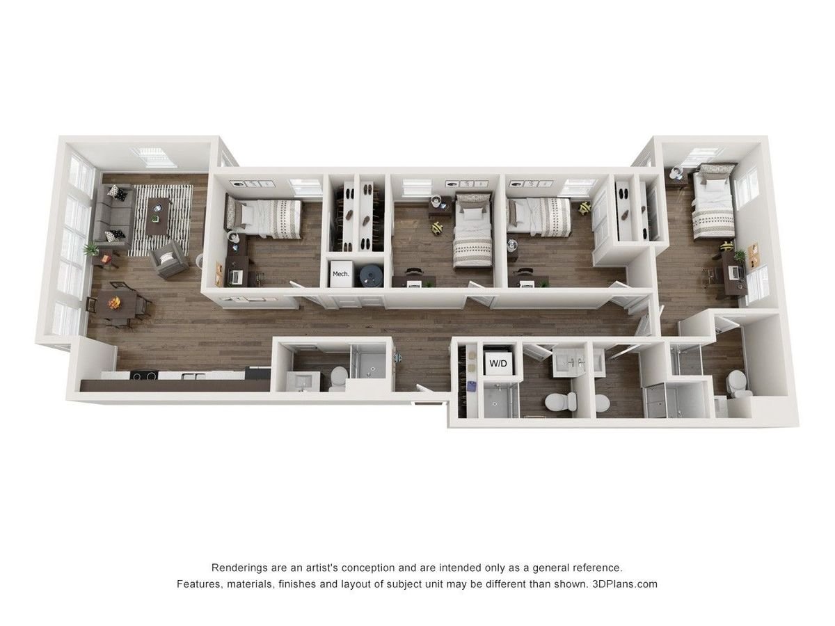 103J 4Br4Ba floor plan