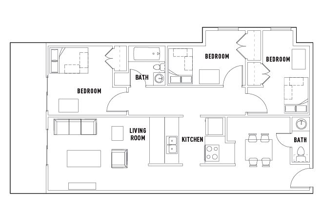418_305 Green 3 Bed 1.5 Bath