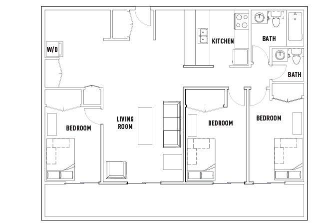 418_515 Bash 3 bed 1.5 bath A-01