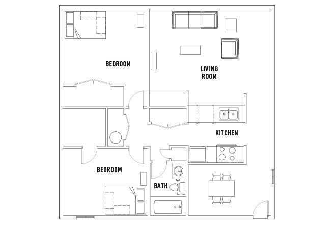 418_803 Green 2 bed 1 bath B-01