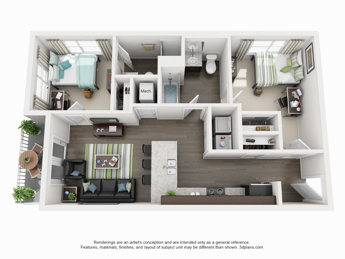 106 E Armory_2BR - 3D for Web